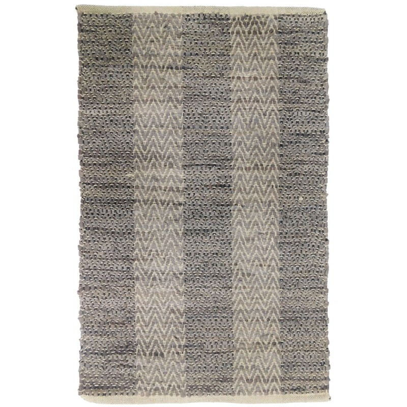 FISHBONE ΧΑΛΑΚΙ 60x90cm ΔΕΡΜΑ ΓΚΡΙ ΜΠΕΖ