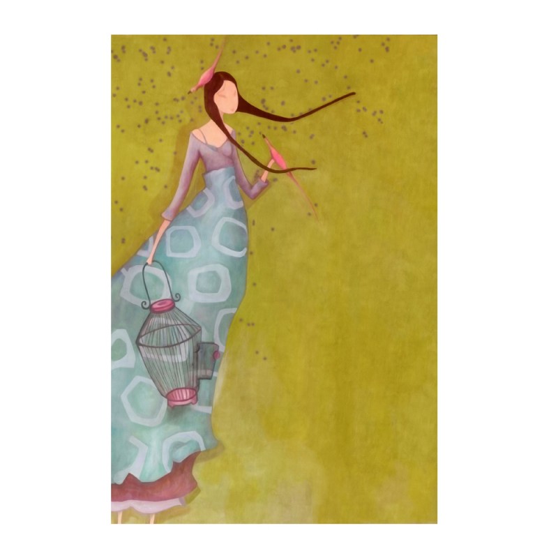 SOMNIA ΠΙΝΑΚΑΣ ΔΙΑΚΟΣΜΗΣΗΣ 60x90x4cm ΚΑΜΒΑΣ ΠΟΛΥΧΡΩΜΟ ΞΥΛΟ