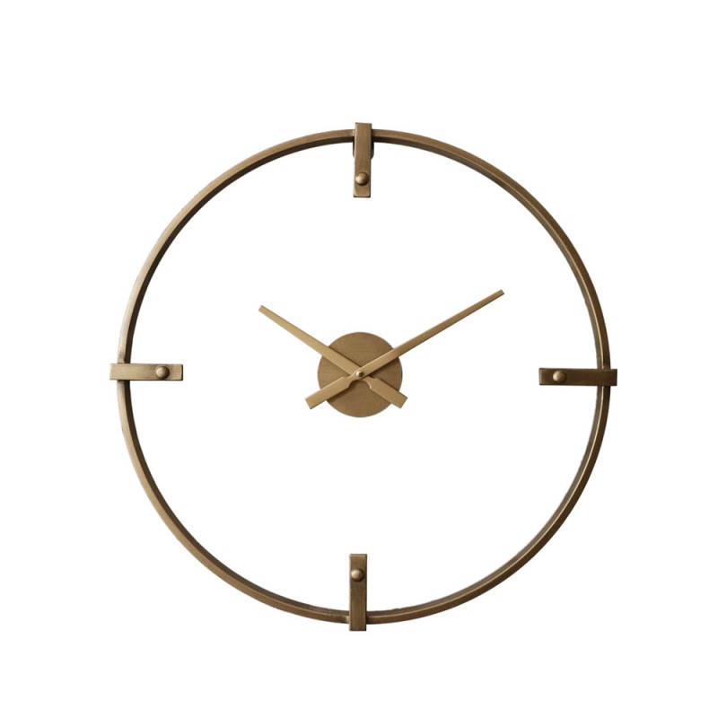 VETRO ΡΟΛΟΪ ΤΟΙΧΟΥ 60x60x5cm ΜΕΤΑΛΛΟ ΔΙΑΦΑΝΟ ΧΡΥΣΟ