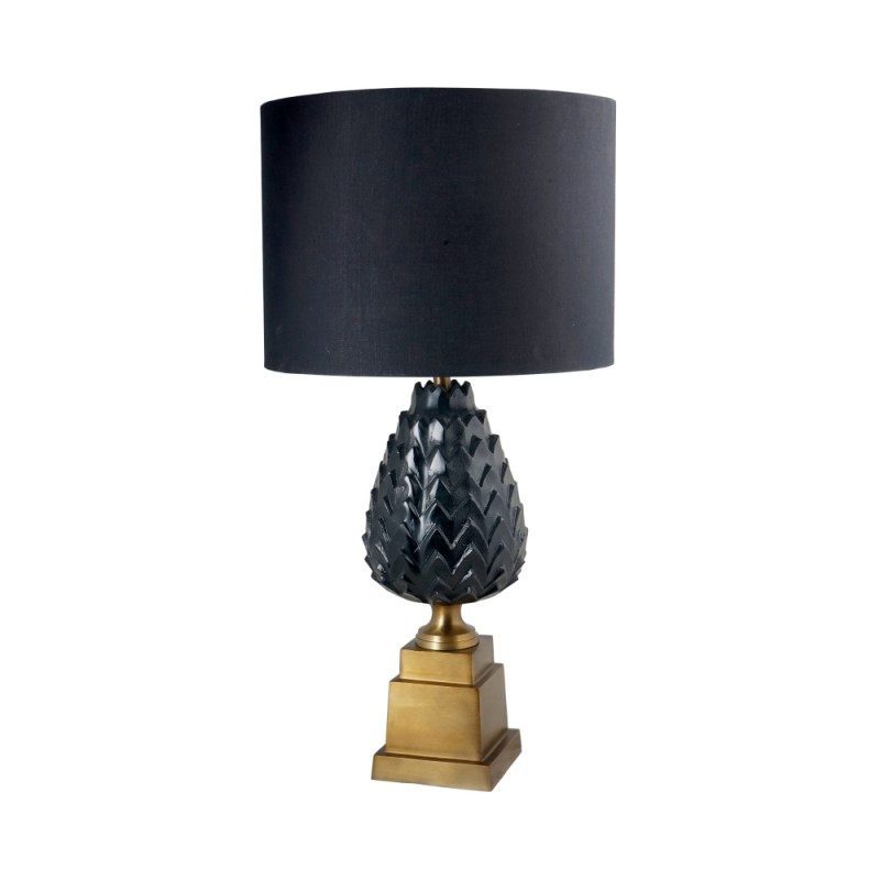 ROGER ΦΩΤΙΣΤΙΚΟ ΕΠΙΤΡΑΠΕΖΙΟ 85cm ΑΛΟΥΜΙΝΙΟ ΜΠΡΟΝΖΕ ΜΑΥΡΟ ΜΑΥΡΟ