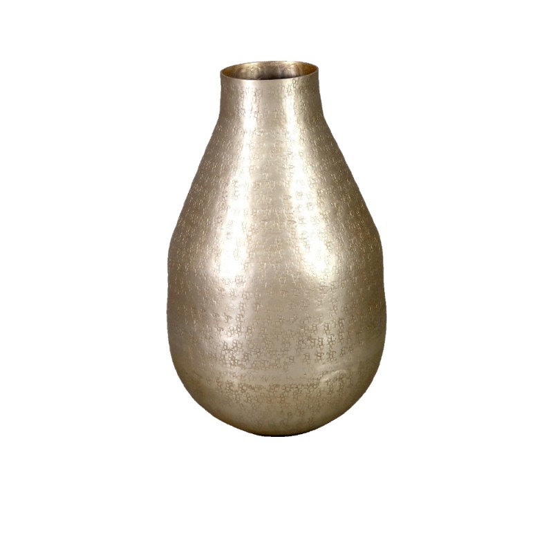 DAHLIA ΒΑΖΟ 21x21x34cm ΑΛΟΥΜΙΝΙΟ ΣΑΜΠΑΝΙ