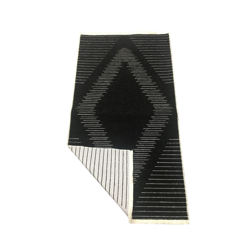 SIGHT ΧΑΛΙ ΔΙΑΔΡΟΜΟΥ 80x140cm ΥΦΑΣΜΑ ΜΑΥΡΟ ΓΚΡΙ