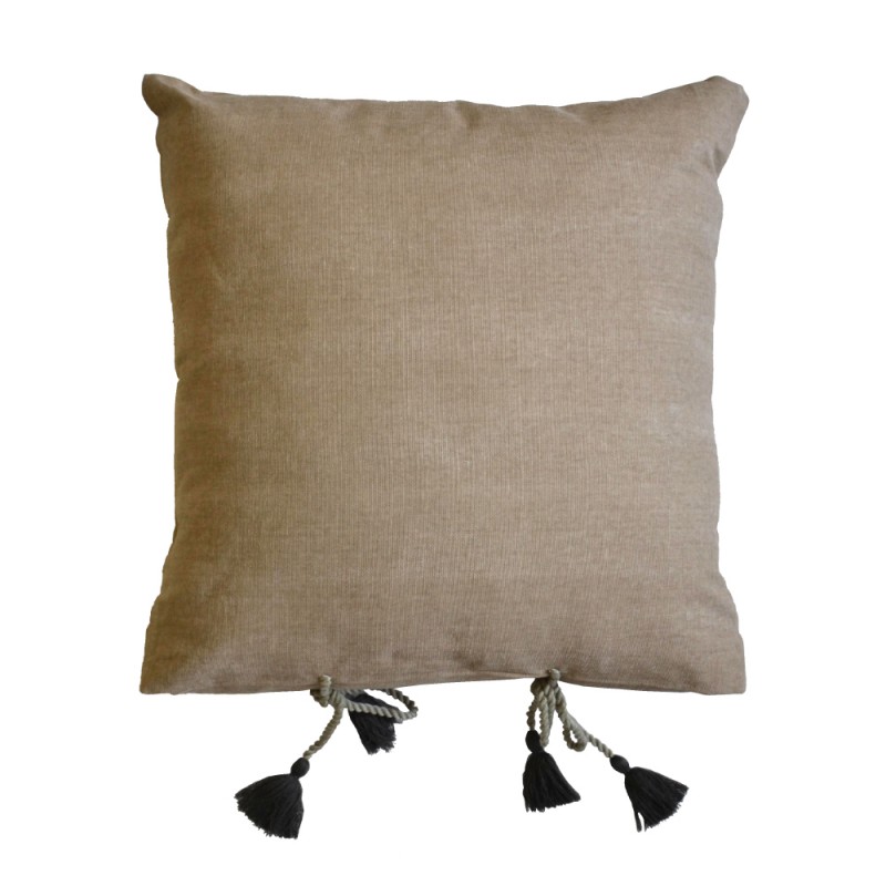 SABLE 10 ΔΙΑΚΟΣΜΗΤΙΚΟ ΜΑΞΙΛΑΡΙ 45x45cm ΒΑΜΒΑΚΙ ΜΠΕΖ