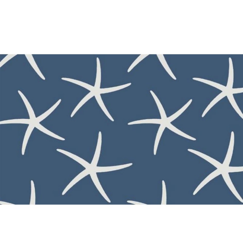 REEF ΧΑΛΑΚΙ 60x90cm ΒΑΜΒΑΚΙ ΜΠΛΕ ΛΕΥΚΟ POLYESTER