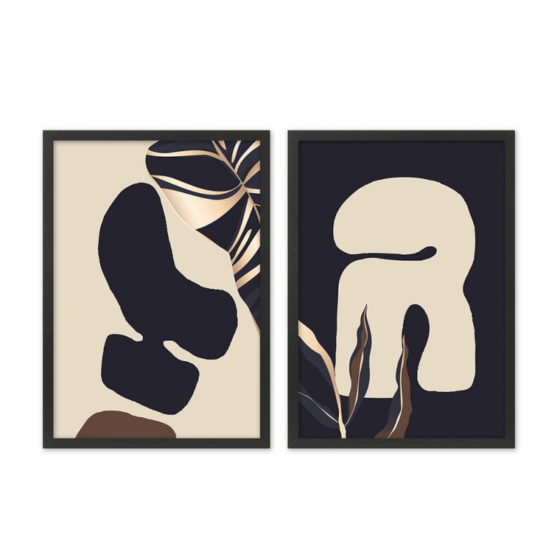 BRAK ΠΙΝΑΚΑΣ 42x56x2cm MDF ΠΟΛΥΧΡΩΜΟ ΧΑΡΤΙ ΜΑΥΡΟ