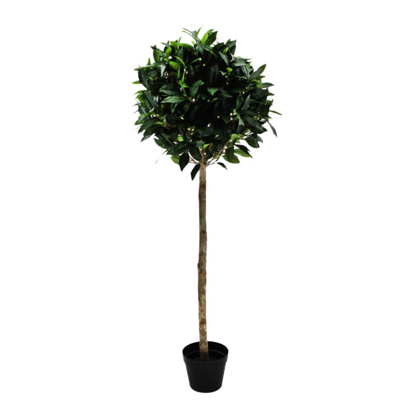 BAY ΔΕΝΤΡΟ ΤΕΧΝΗΤΟ ΣΕ ΓΛΑΣΤΡΑ 125cm POLYESTER ΠΡΑΣΙΝΟ PE/PP