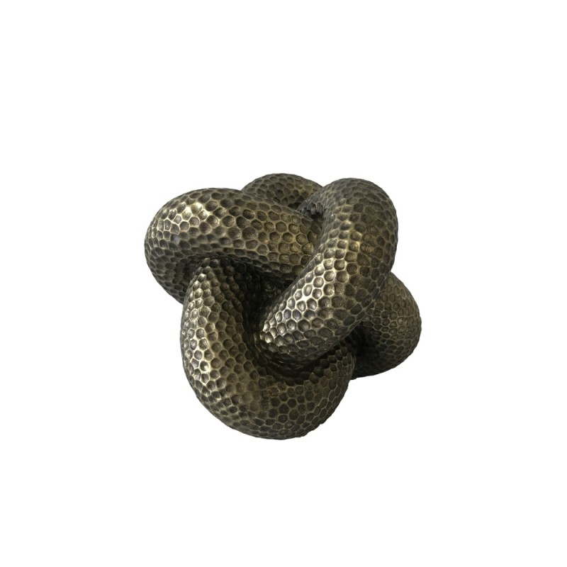 GIRED ΔΙΑΚΟΣΜΗΤΙΚΟ ΚΟΜΠΟΣ 18x18x14cm POLYRESIN ΧΡΥΣΟ ΑΝΤΙΚΕ