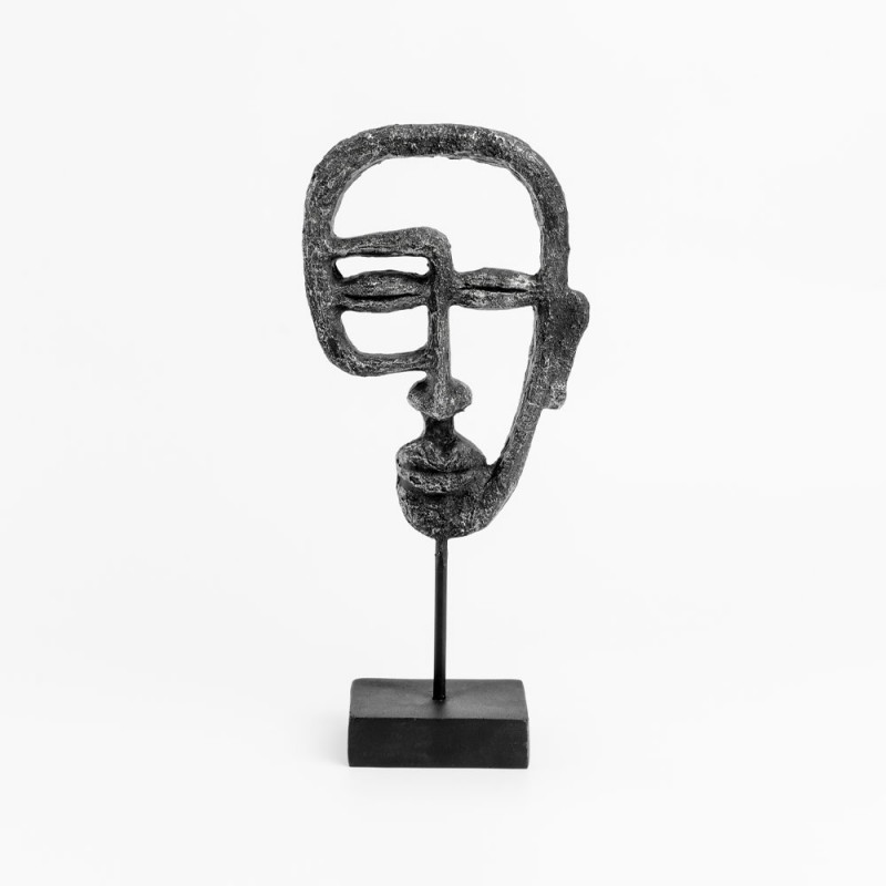 ACT BLACK 2 ΔΙΑΚΟΣΜΗΤΙΚΟ TOTEM 15x7x32cm POLYRESIN ΜΑΥΡΟ