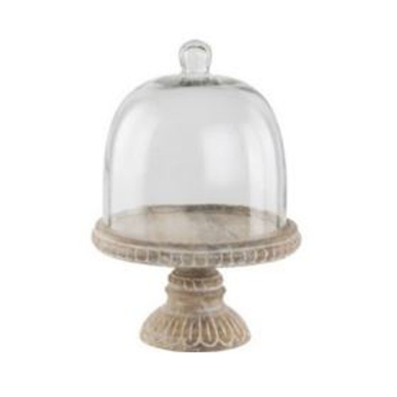 KALPIS ΚΟΥΠ ΜΕ ΚΑΠΑΚΙ 25x25x24cm ΞΥΛΟ ΦΥΣΙΚΟ ΔΙΑΦΑΝΟ ΓΥΑΛΙ