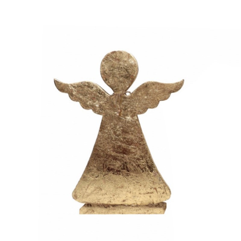 EIRA ΧΡΙΣΤΟΥΓΕΝΝΙΑΤΙΚΟ ΔΙΑΚΟΣΜΗΤΙΚΟ ΑΓΓΕΛΟΣ 23x8x43cm ΞΥΛΟ MANGO ΧΡΥΣΟ