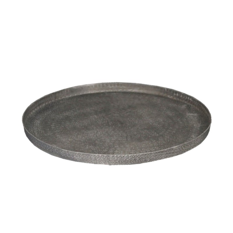 ANDROS ROUND 2 ΔΙΣΚΟΣ ΔΙΑΚΟΣΜΗΣΗΣ 40x40x3cm ΑΛΟΥΜΙΝΙΟ WHITE WASHED