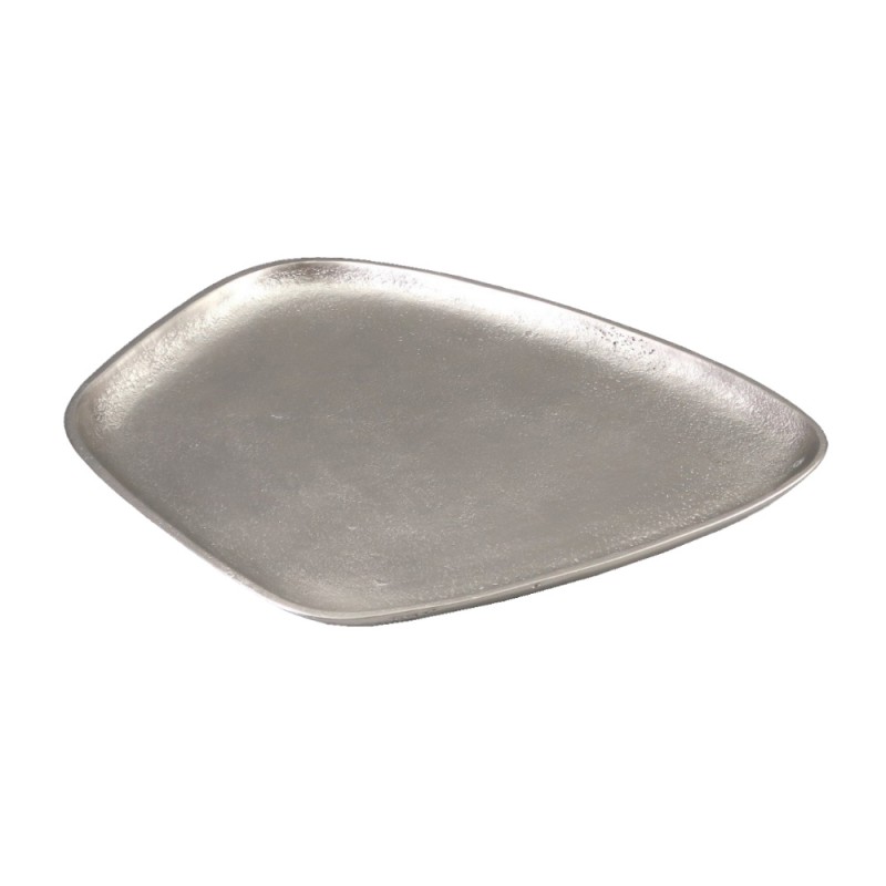 DIAMOND ΔΙΣΚΟΣ ΔΙΑΚΟΣΜΗΣΗΣ 38x34x2cm ΑΛΟΥΜΙΝΙΟ SILVER ΜΑΤ