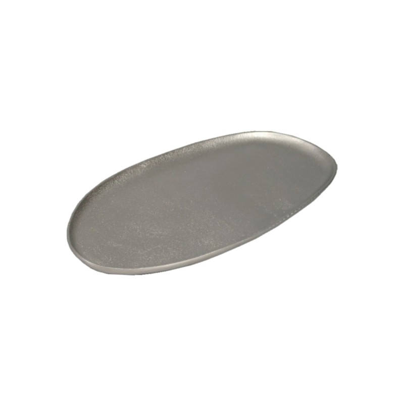 MANDY ΔΙΣΚΟΣ ΔΙΑΚΟΣΜΗΣΗΣ 31x17x1cm ΑΛΟΥΜΙΝΙΟ SILVER ΜΑΤ