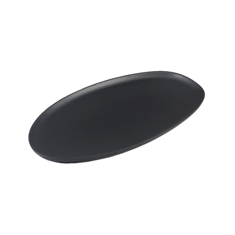 MANDY ΔΙΣΚΟΣ ΔΙΑΚΟΣΜΗΣΗΣ 39x19x1cm ΑΛΟΥΜΙΝΙΟ ΜΑΥΡΟ ΜΑΤ