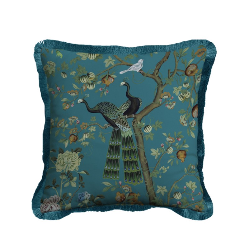 STAGI ΔΙΑΚΟΣΜΗΤΙΚΟ ΜΑΞΙΛΑΡΙ 45x45cm ΒΕΛΟΥΔΟ ΠΟΛΥΧΡΩΜΟ ΠΕΤΡΟΛ