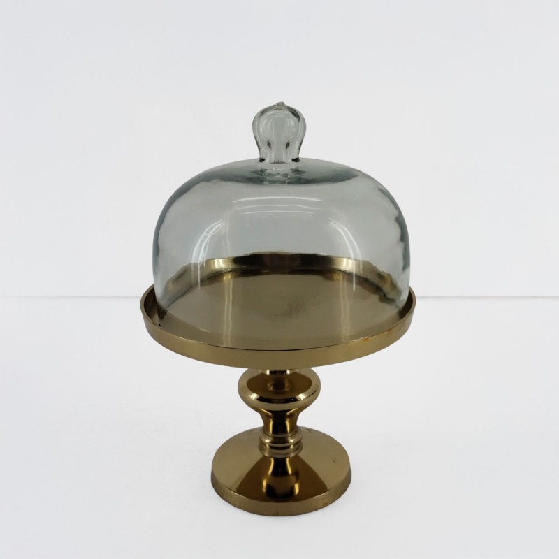 KOLDE ΚΟΥΠ ΜΕ ΚΑΠΑΚΙ 20x20x29cm ΑΛΟΥΜΙΝΙΟ ΧΡΥΣΟ ΓΥΑΛΙ