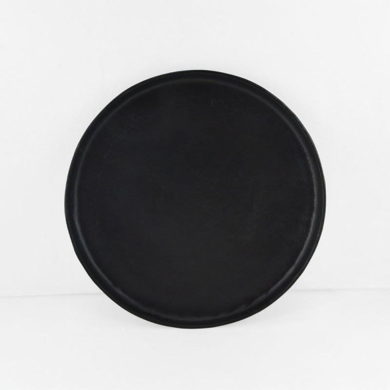 LUNA ΔΙΣΚΟΣ ΔΙΑΚΟΣΜΗΣΗΣ 36x36x2cm ΑΛΟΥΜΙΝΙΟ ΜΑΥΡΟ