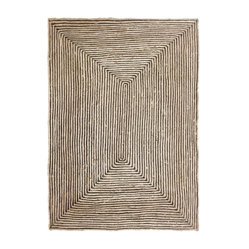 MAMBA ΧΑΛΙ ΣΑΛΟΝΙΟΥ 300x200cm ΓΙΟΥΤΑ ΦΥΣΙΚΟ ΜΑΥΡΟ