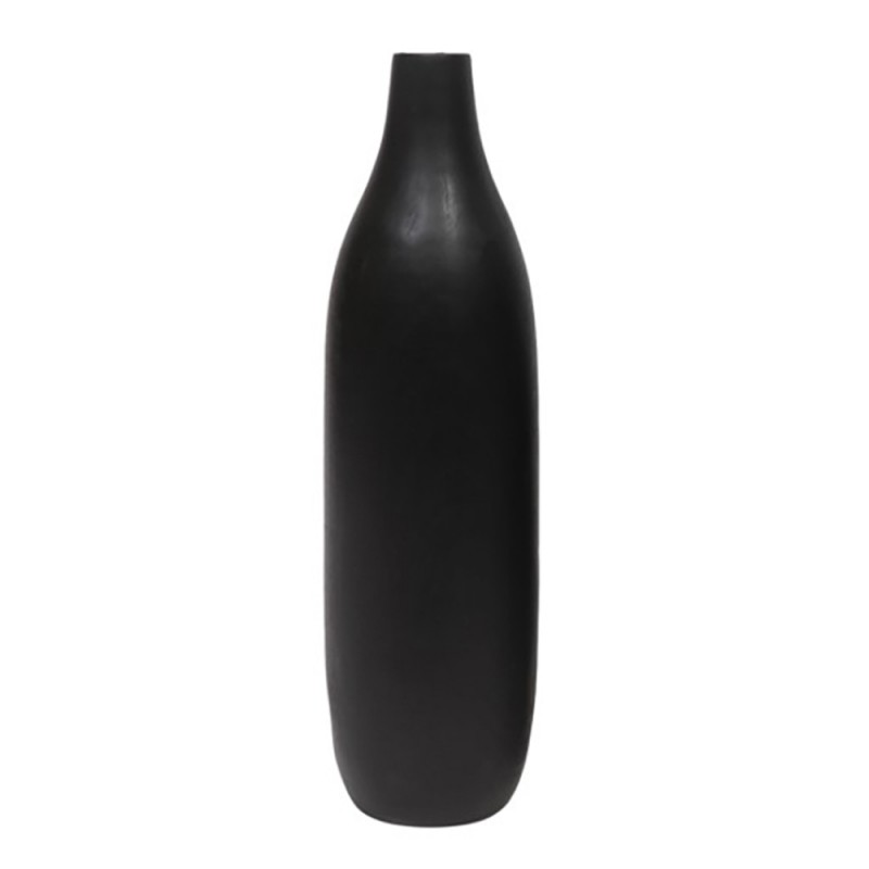 SOLET ΒΑΖΟ 10x10x40cm ΞΥΛΟ ΜΑΥΡΟ