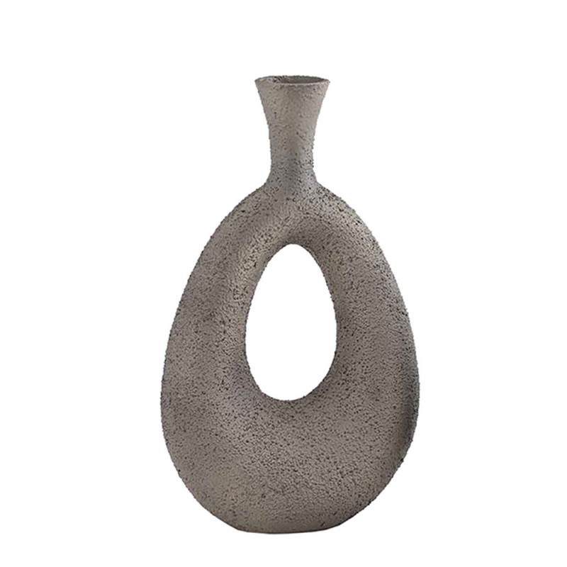 GRIZIO ΒΑΖΟ ΒΑΖΟ 22x9x40cm ΑΛΟΥΜΙΝΙΟ MUD TEXTURED