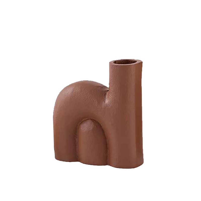 FORMAS ΒΑΖΟ ΒΑΖΟ 12x5x13cm ΑΛΟΥΜΙΝΙΟ TERRACOTTA ROUGH