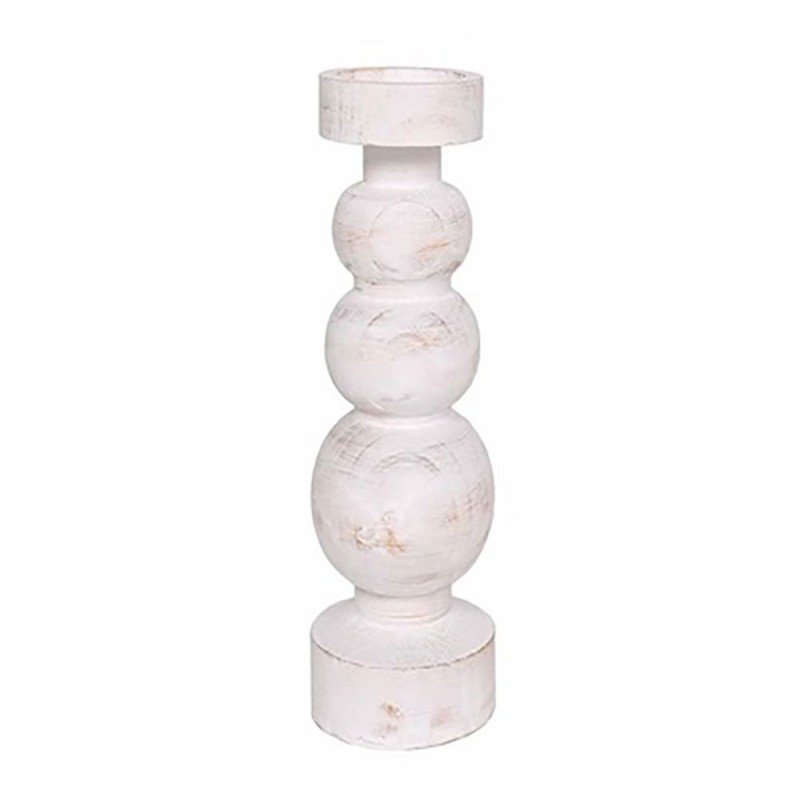 PIERRE ΚΗΡΟΠΗΓΙΟ 13x13x27cm ΞΥΛΟ ΛΕΥΚΟ ΦΥΣΙΚΟ