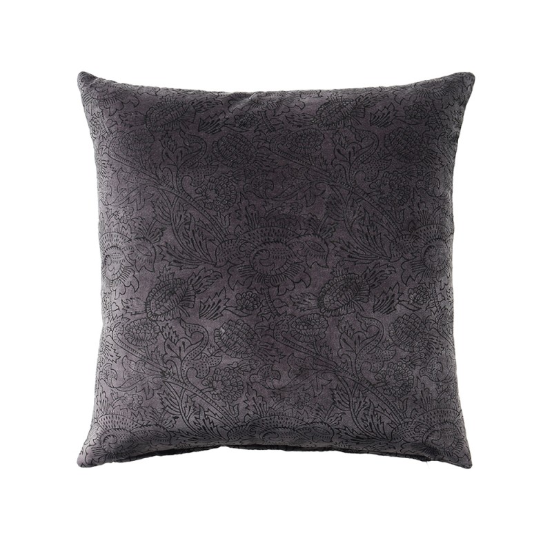 ONYX ΔΙΑΚΟΣΜΗΤΙΚΟ ΜΑΞΙΛΑΡΙ 50x50cm ΒΑΜΒΑΚΙ ΜΑΥΡΟ ΒΕΛΟΥΔΟ