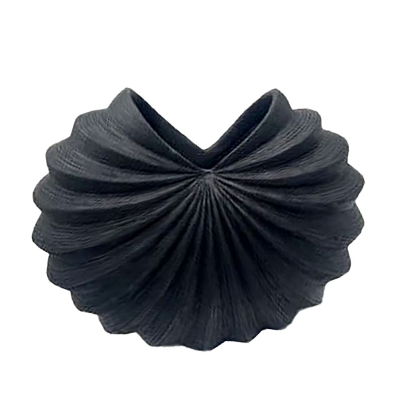 GALLINA NOIR ΒΑΖΟ 9.5x9.5x19.8cm POLYRESIN ΜΑΥΡΟ ΜΑΤ