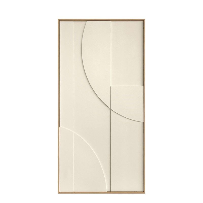 ELEMENTAL ΠΙΝΑΚΑΣ ΔΙΑΚΟΣΜΗΣΗΣ 60x120x4cm ΚΑΜΒΑΣ ΚΡΕΜ ΞΥΛΟ ΦΥΣΙΚΟ