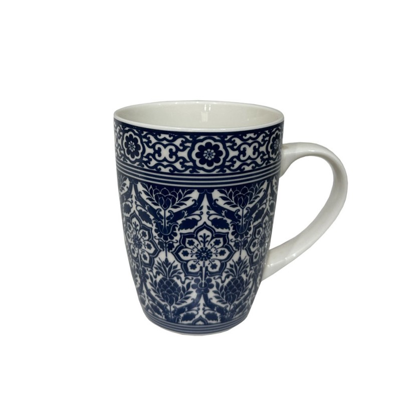 FELICIA ΚΟΥΠΑ 8x8x11cm NEW BONE CHINA ΛΕΥΚΟ ΜΠΛΕ