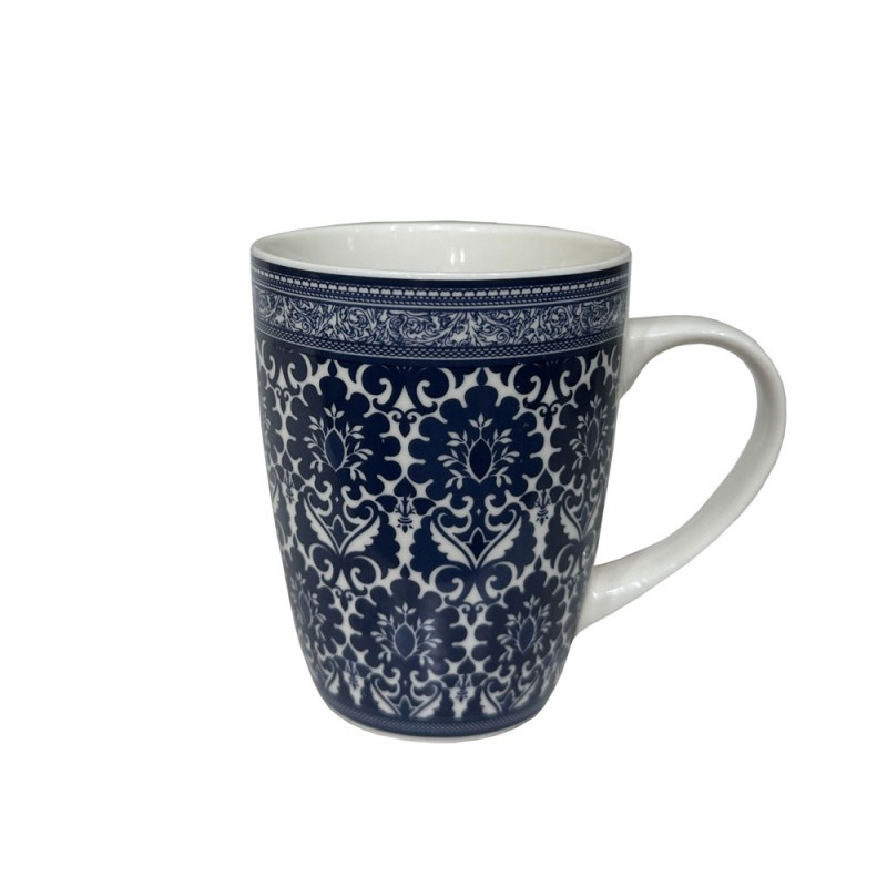 FELICIA ΚΟΥΠΑ 8x8x11cm NEW BONE CHINA ΛΕΥΚΟ ΜΠΛΕ