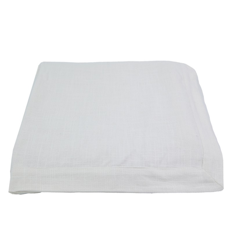 MANTEL BLANC A ΤΡΑΠΕΖΟΜΑΝΤΗΛΟ 220x140cm ΒΑΜΒΑΚΙ ΛΕΥΚΟ