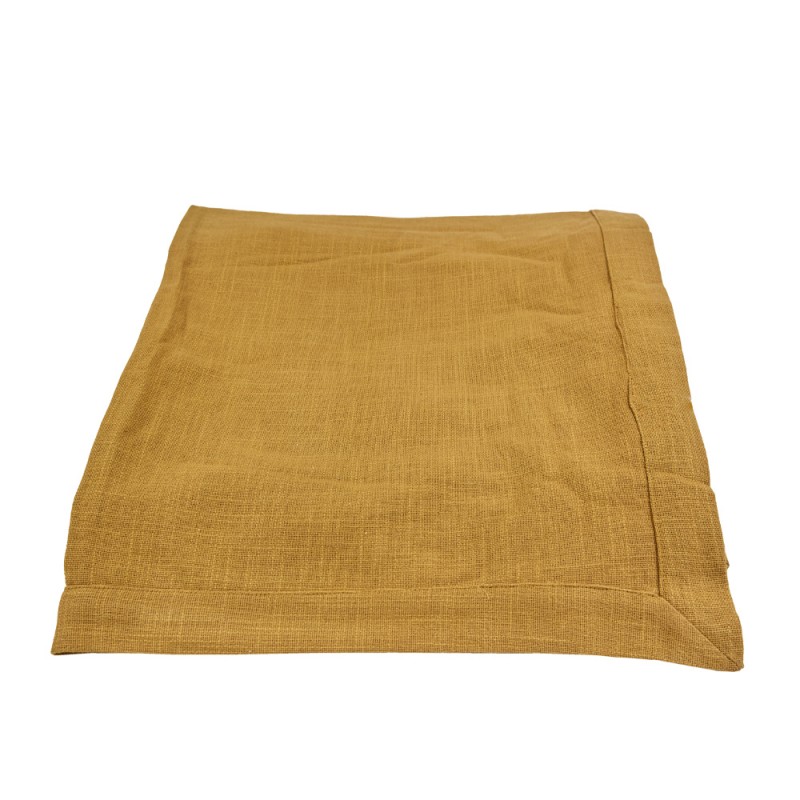 MANTEL MUSTARD A ΤΡΑΠΕΖΟΜΑΝΤΗΛΟ 220x140cm ΒΑΜΒΑΚΙ ΜΟΥΣΤΑΡΔΙ