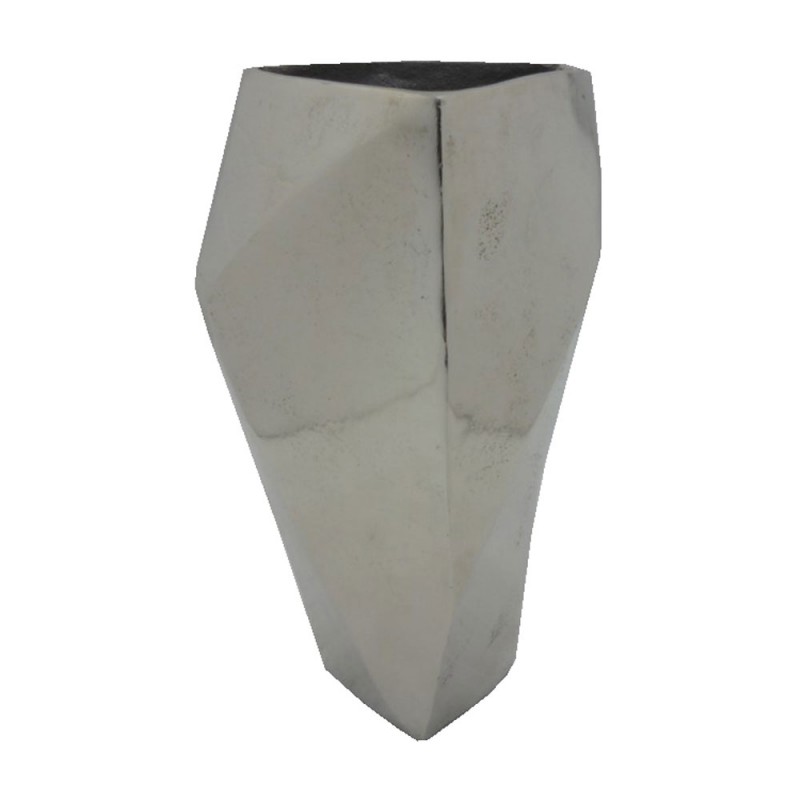 DOUMA ΒΑΖΟ 21x17x36cm ΑΛΟΥΜΙΝΙΟ SILVER NICKEL