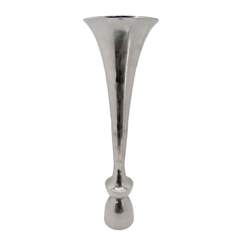 LUXOR ΒΑΖΟ 30x30x99cm ΑΛΟΥΜΙΝΙΟ SILVER NICKEL