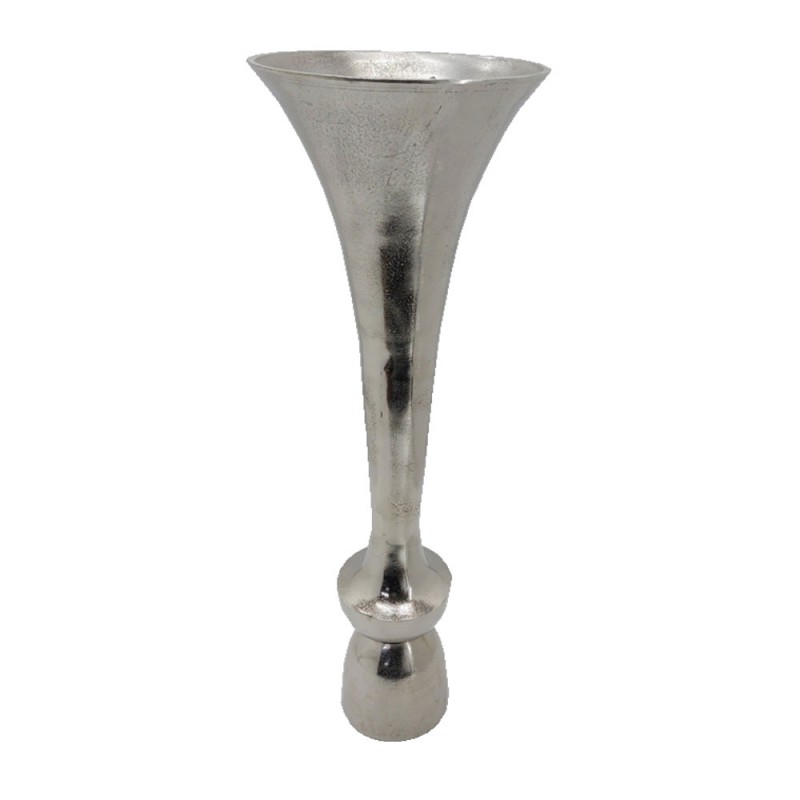 LUXOR ΒΑΖΟ 26x26x79cm ΑΛΟΥΜΙΝΙΟ SILVER NICKEL