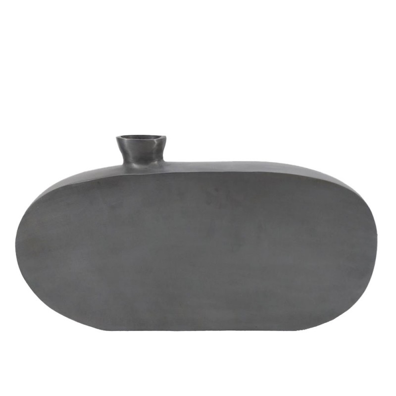 OMNIA ΒΑΖΟ 38x5x23cm ΑΛΟΥΜΙΝΙΟ ΓΚΡΙ