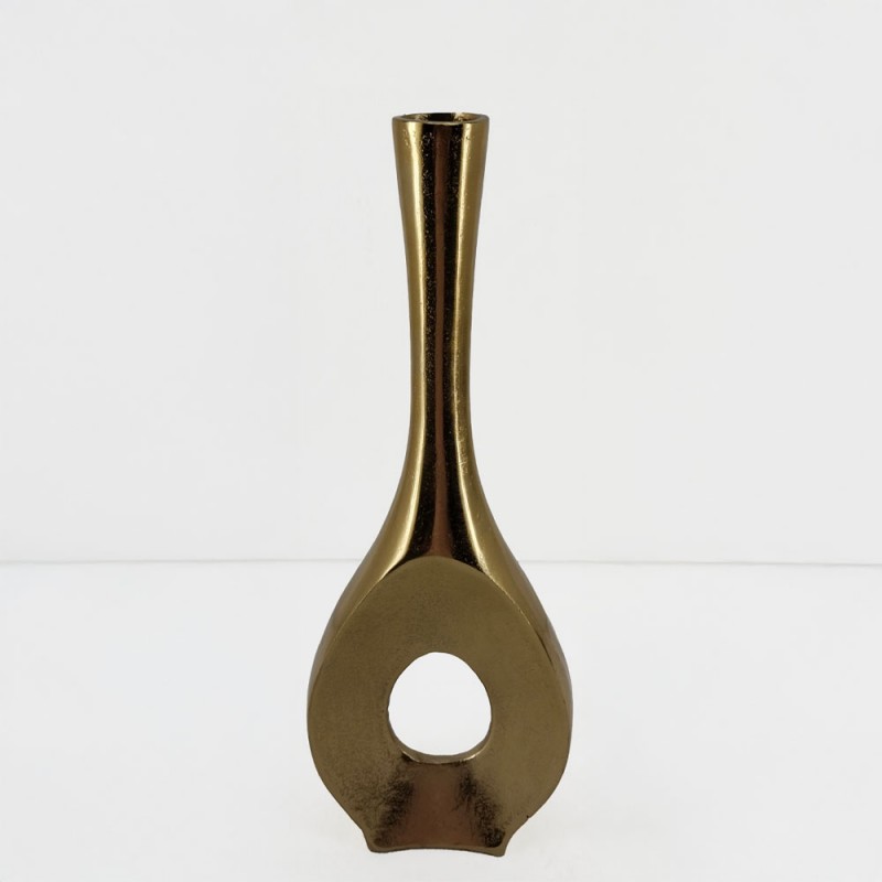 ADEL ΒΑΖΟ 17x5x46cm ΑΛΟΥΜΙΝΙΟ ΧΡΥΣΟ
