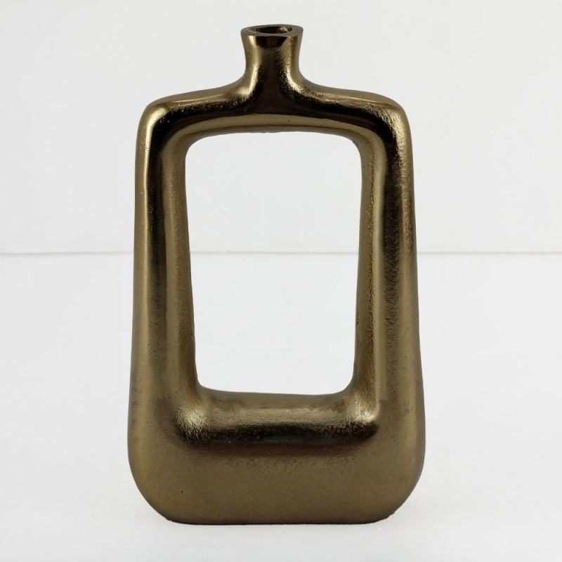NAZAR ΒΑΖΟ 26x8x42cm ΑΛΟΥΜΙΝΙΟ ΧΡΥΣΟ