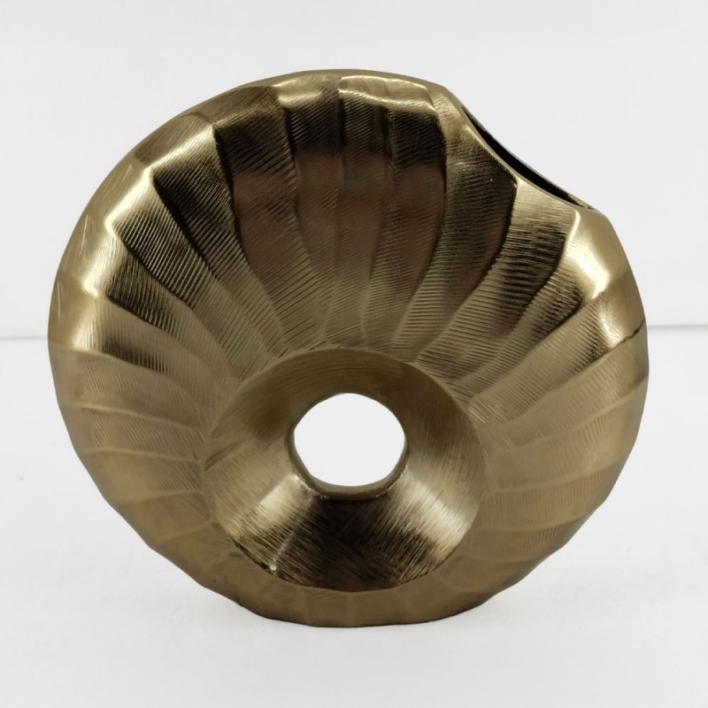 DIONE ΒΑΖΟ 26x8x26cm ΑΛΟΥΜΙΝΙΟ ΧΡΥΣΟ