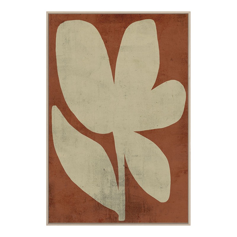 MINIMAL PLANT ΠΙΝΑΚΑΣ ΔΙΑΚΟΣΜΗΣΗΣ 83x123x4cm ΚΑΜΒΑΣ ΠΟΛΥΧΡΩΜΟ ΞΥΛΟ ΦΥΣΙΚΟ