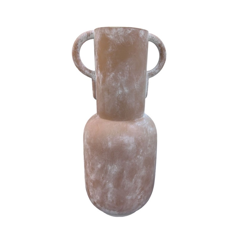AREOPOLI ΓΛΑΣΤΡΑ 51x43.5x106cm FIBER GLASS ΚΕΡΑΜΙΔΙ ΛΕΥΚΟ