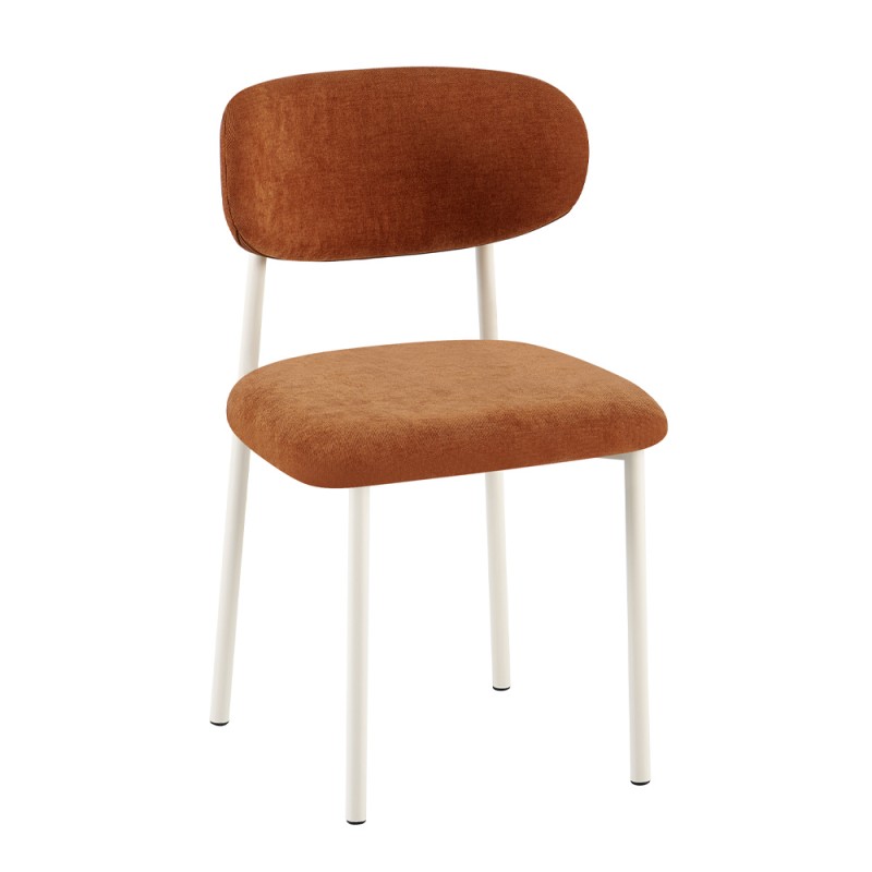 MATISSE ΚΑΡΕΚΛΑ ΠΟΡΤΟΚΑΛΙ 49x49x80cm