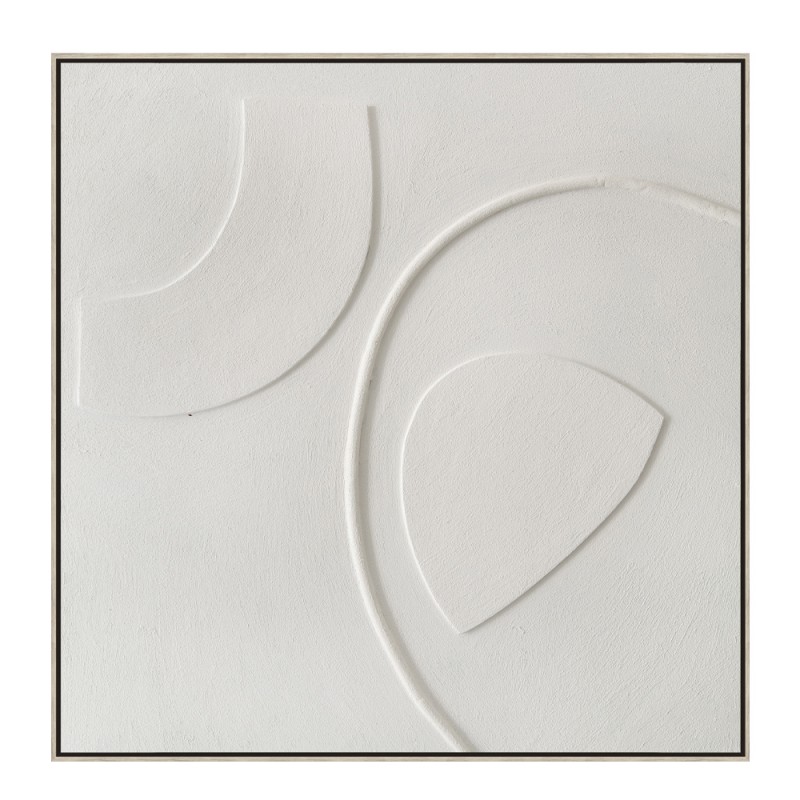 BTREATH ΠΙΝΑΚΑΣ ΔΙΑΚΟΣΜΗΣΗΣ 80x80x4cm ΚΑΜΒΑΣ ΛΕΥΚΟ ΞΥΛΟ ΦΥΣΙΚΟ