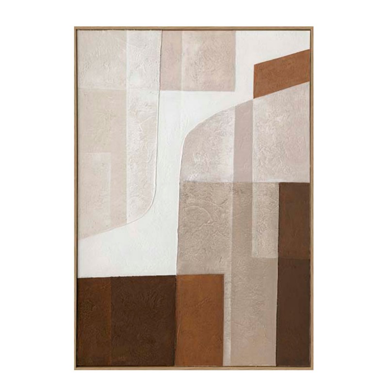 RAGNA ΠΙΝΑΚΑΣ ΔΙΑΚΟΣΜΗΣΗΣ 70x100x4cm ΚΑΜΒΑΣ ΠΟΛΥΧΡΩΜΟ ΞΥΛΟ ΦΥΣΙΚΟ