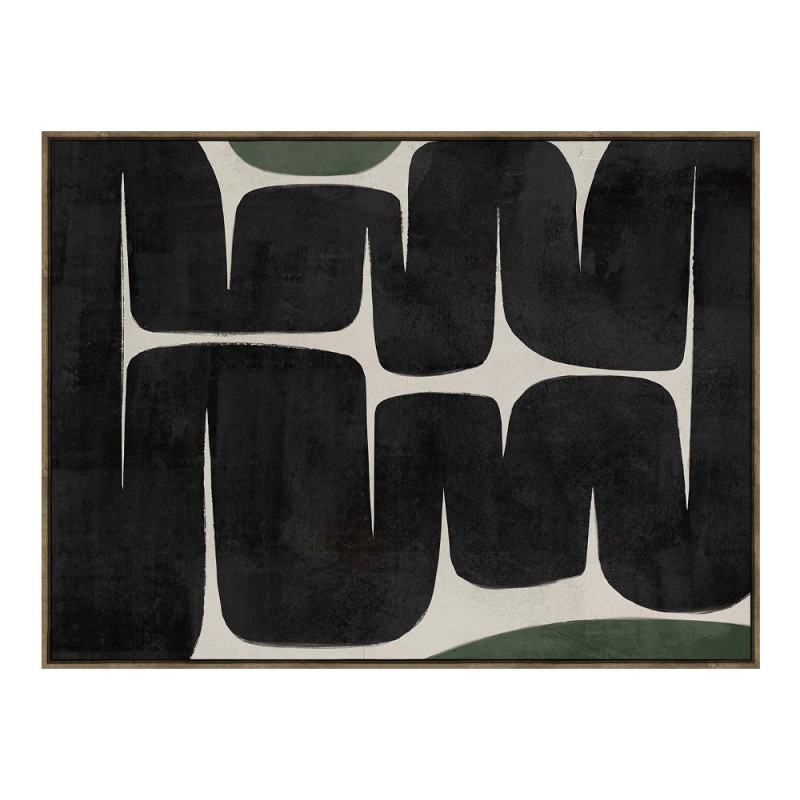 PATHWAY ΠΙΝΑΚΑΣ ΔΙΑΚΟΣΜΗΣΗΣ 90x120x4cm ΚΑΜΒΑΣ ΜΑΥΡΟ ΜΠΕΖ ΛΑΔΙ MDF ΚΑΦΕ