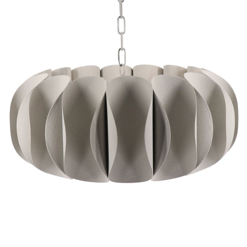 FULVIA ΦΩΤΙΣΤΙΚΟ ΟΡΟΦΗΣ 61x61x27cm ΜΕΤΑΛΛΟ ΛΕΥΚΟ