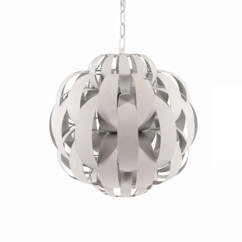 FULVIA ΦΩΤΙΣΤΙΚΟ ΟΡΟΦΗΣ 50x50x53cm ΜΕΤΑΛΛΟ ΛΕΥΚΟ