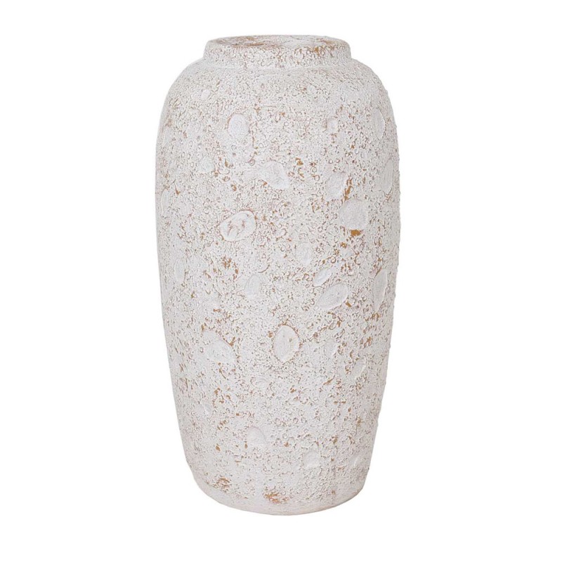 THASSOS ΒΑΖΟ 25x25x50cm MgO ΛΕΥΚΟ ΜΠΕΖ