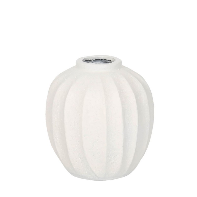 PILEAS ΒΑΖΟ 25x25x28cm MgO ΛΕΥΚΟ